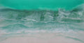 WHITE FROTH ON GREEN