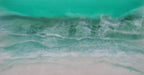 WHITE FROTH ON GREEN
